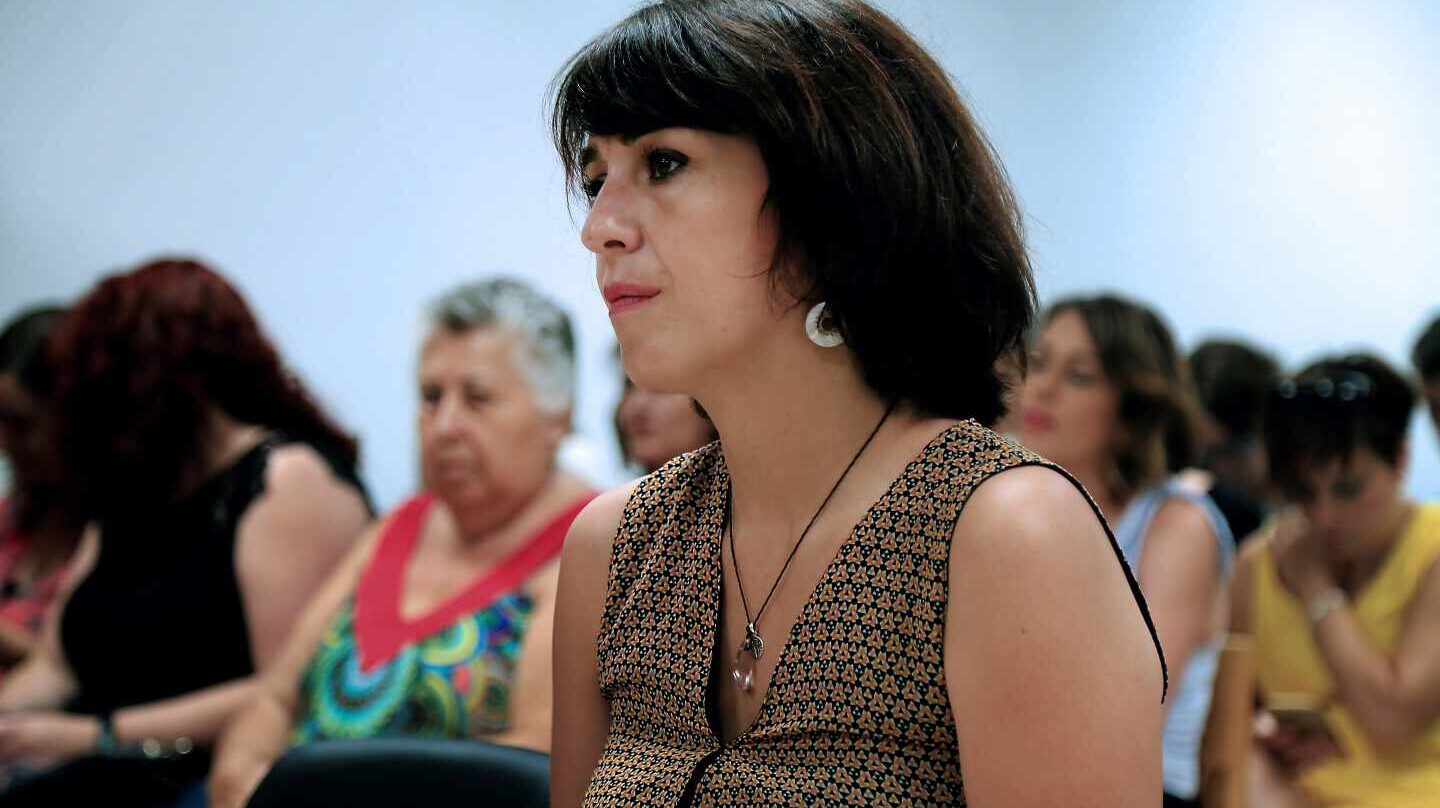 Juana Rivas en el Juzgado de Granada