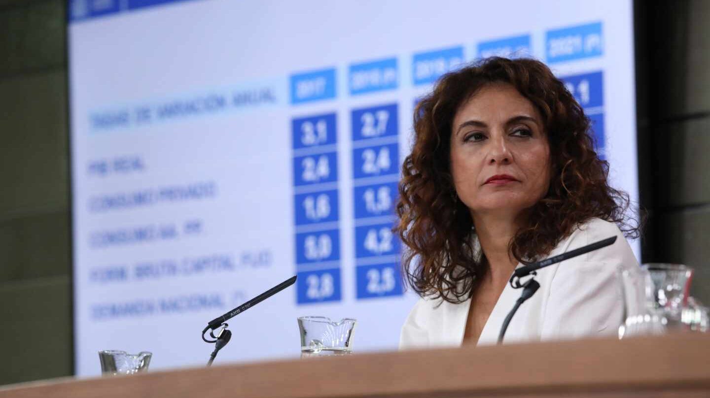 La ministra de Hacienda, María Jesús Montero.