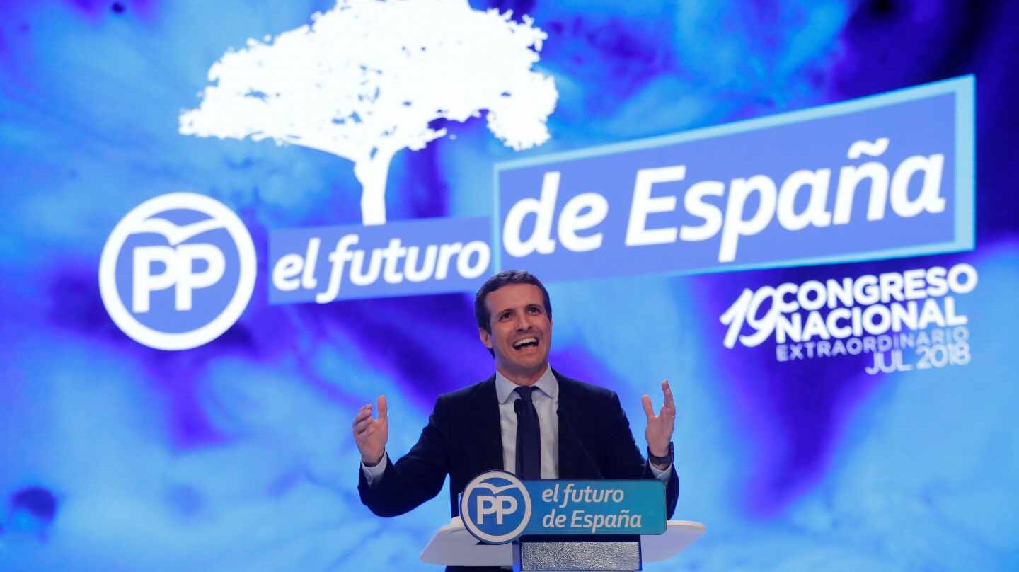 Casado, en su intervención.