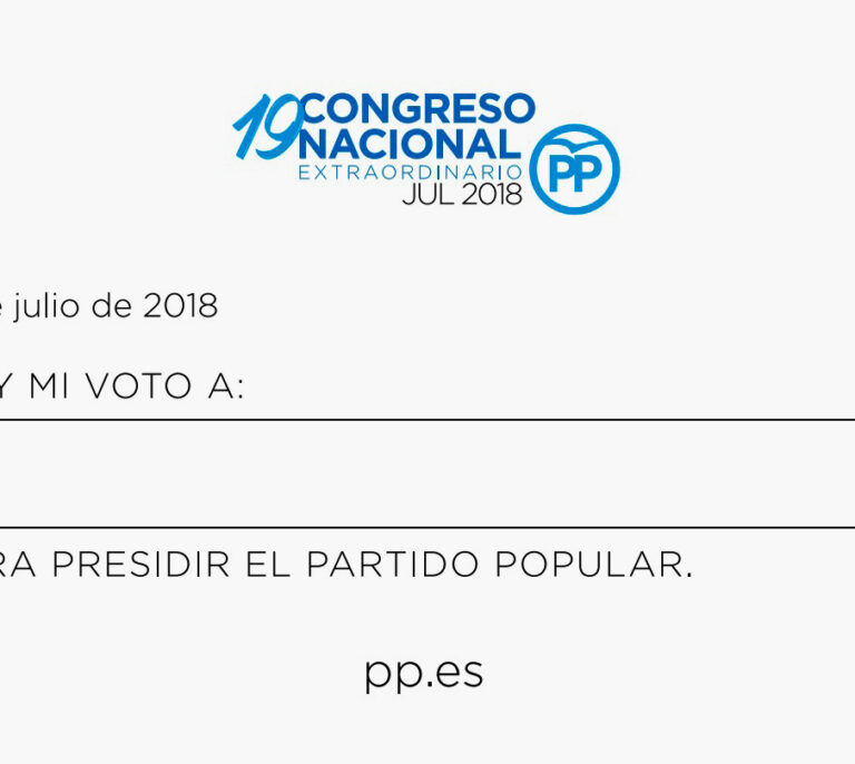 66.706 militantes del PP deciden hoy el futuro del centro-derecha español