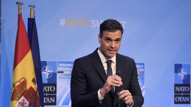 pedro sánchez donald trump OTAN gasto defensa 2% misiones Libia Túnez base de Rota Pedro Sánchez en Bruselas.