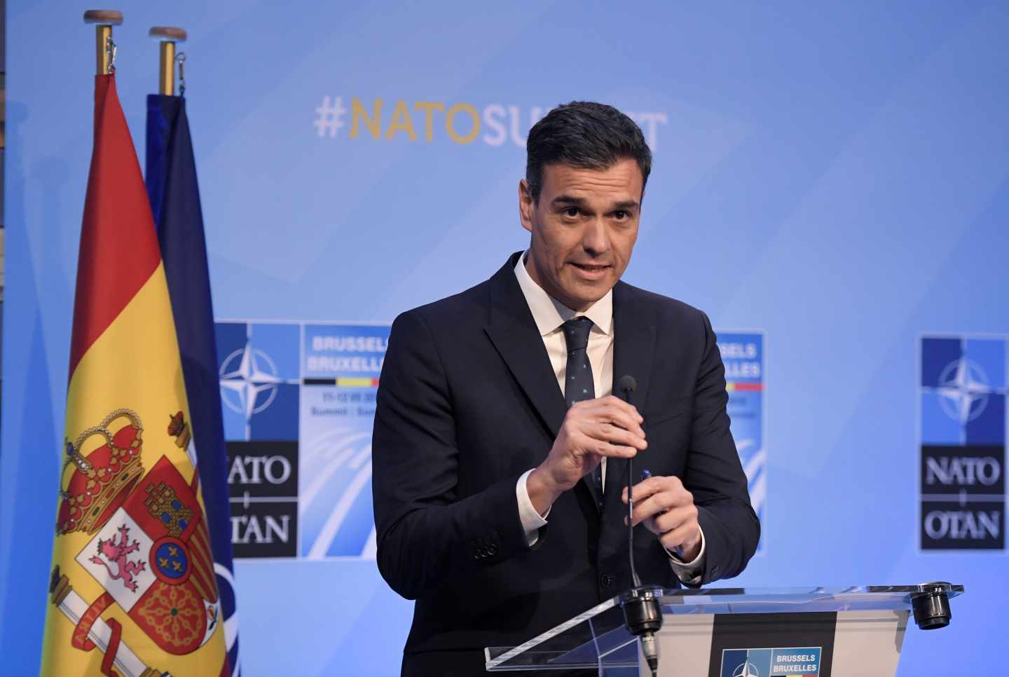 Pedro Sánchez en Bruselas.