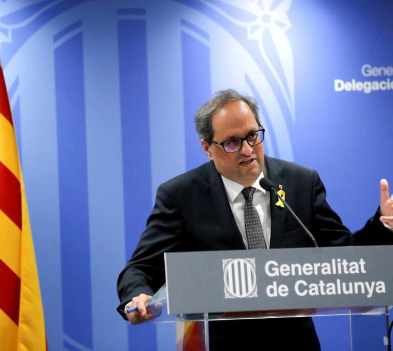 Torra centrará su propuesta en mantener la confrontación ante el juicio al 1-O