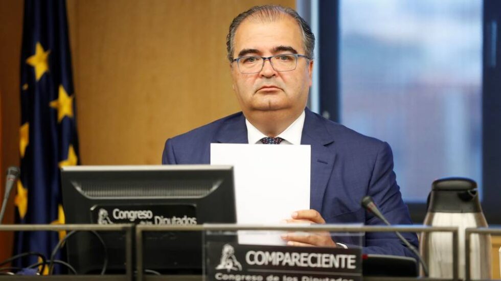 Ángel Ron, ex presidente de Banco Popular, en el Congreso
