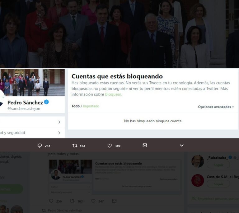 Sánchez responde a las críticas por la lista de amnistiados "abriendo" su Twitter a los trolls