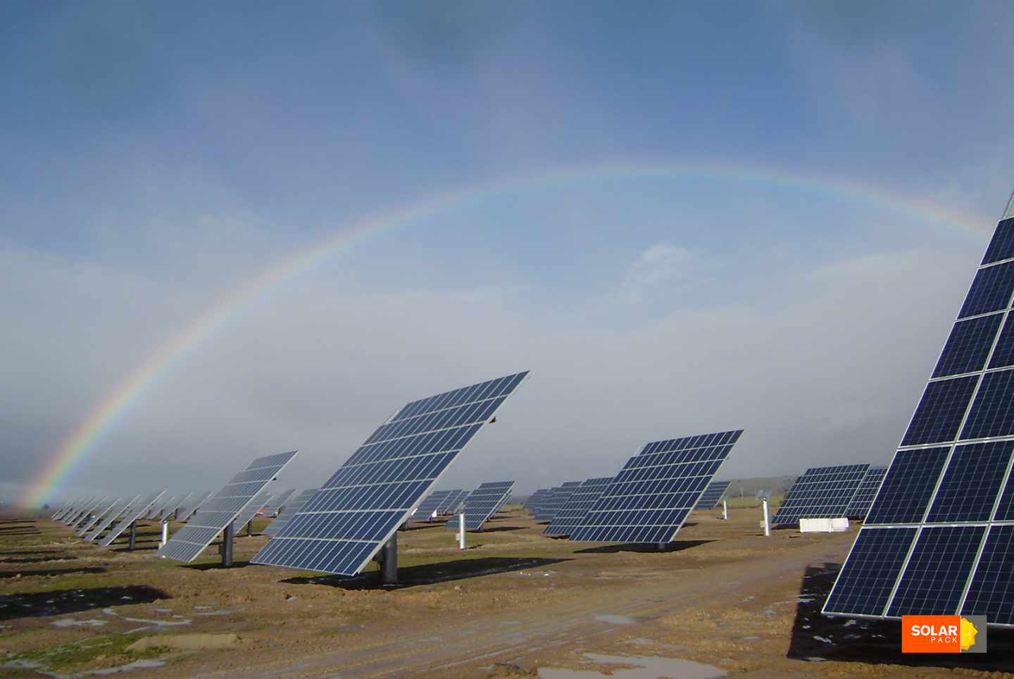 Planta solar fotovoltaica deTejeda de Tietar, construida por Solarpack.