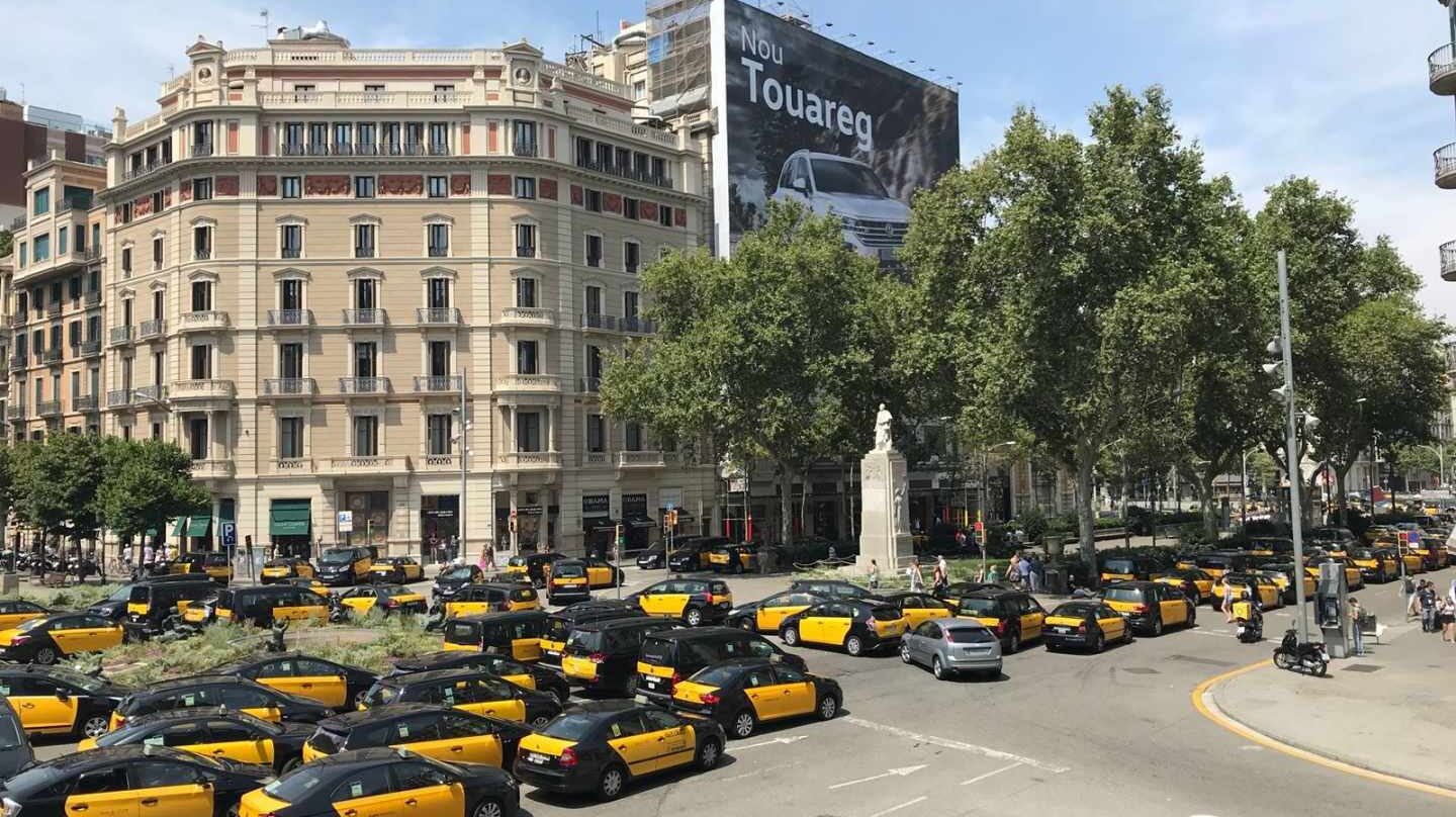 Taxis en Barcelona.