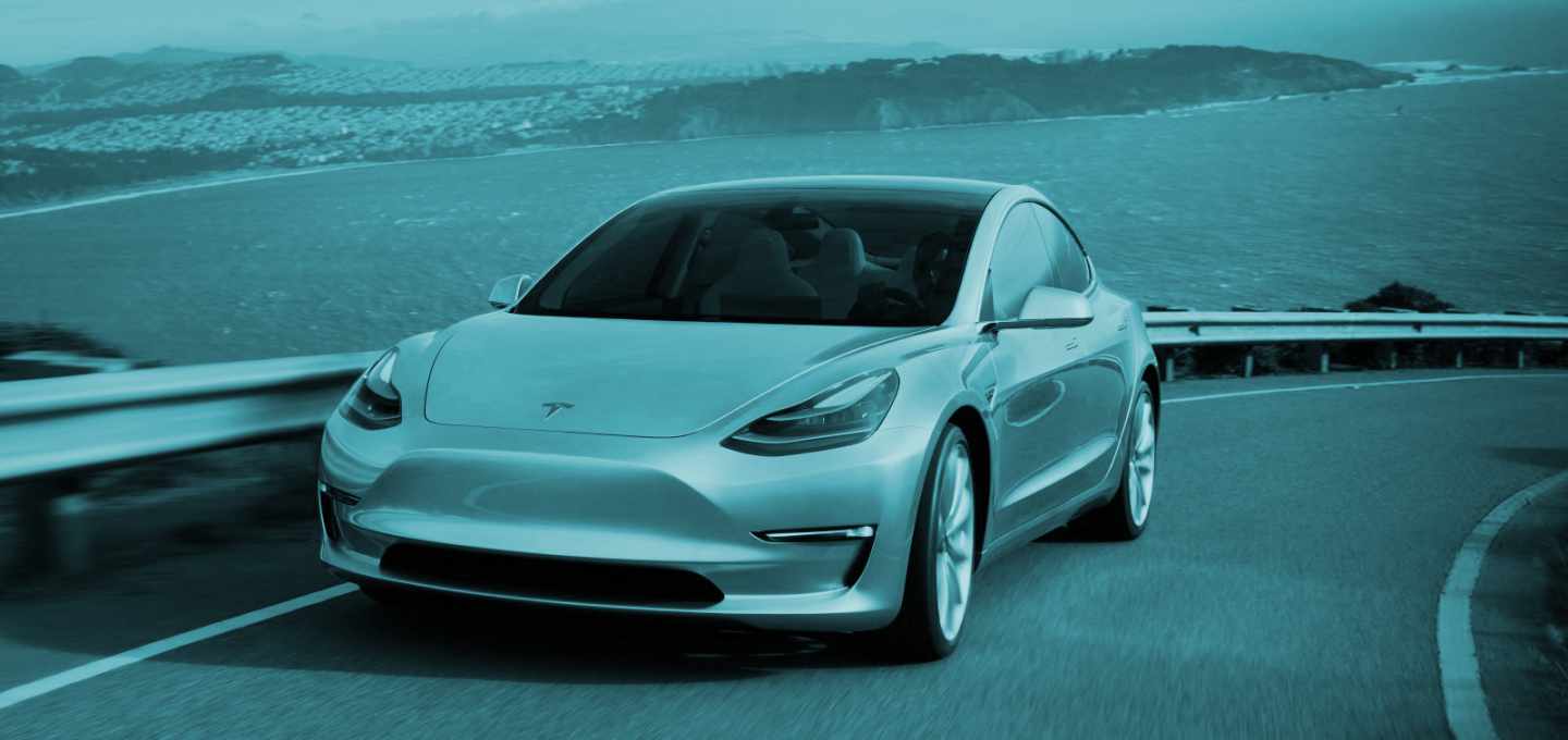 Vehículo Tesla Model 3.