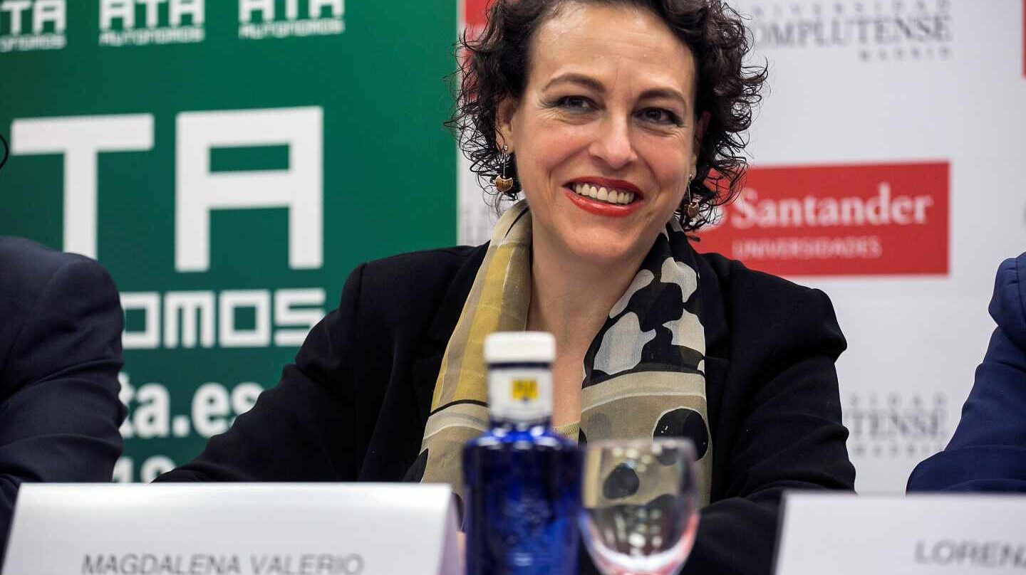 La ministra de Trabajo, Magdalena Valerio.