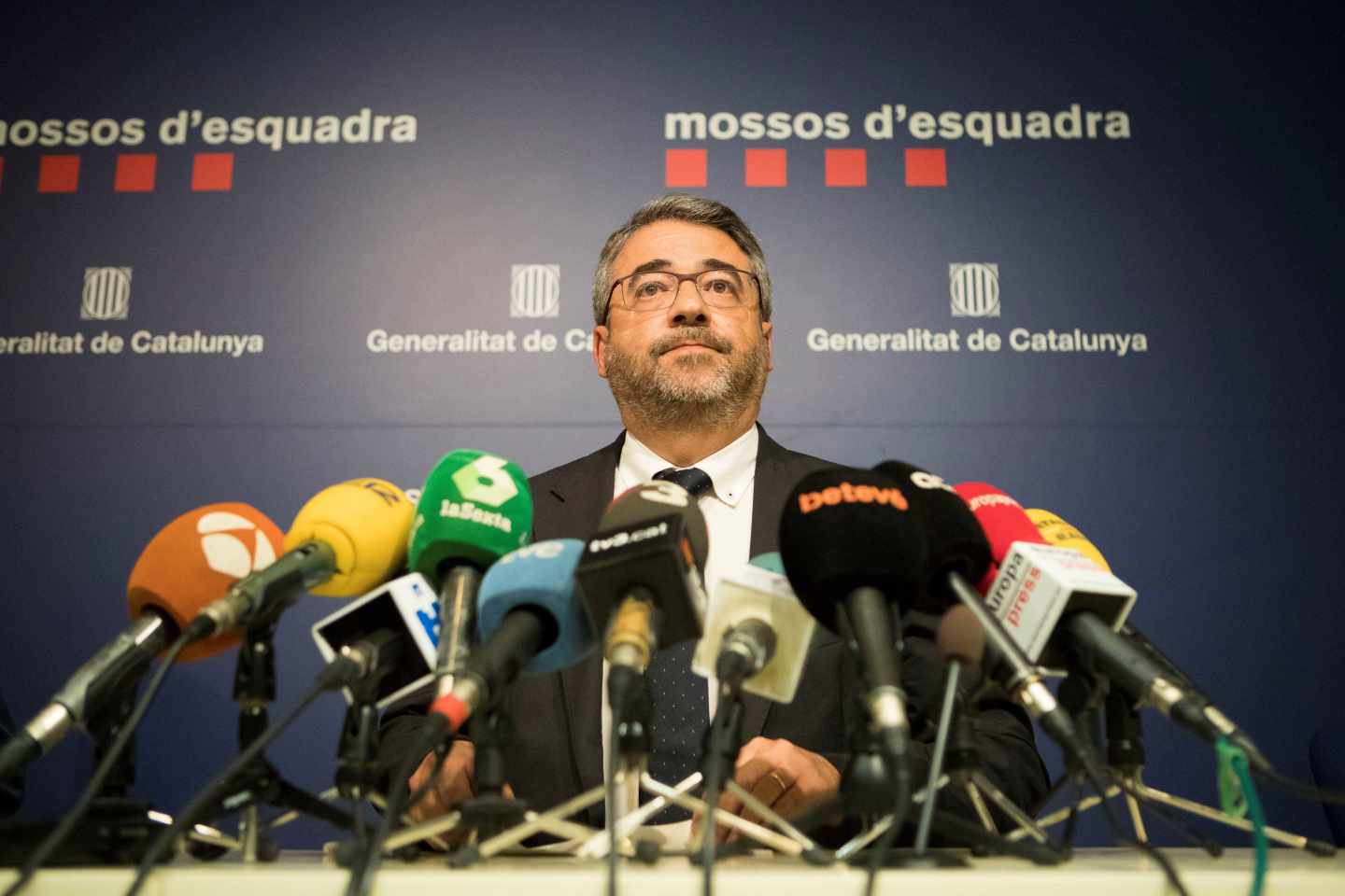 El director de los Mossos d'Esquadra, Andreu Joan Martínez.