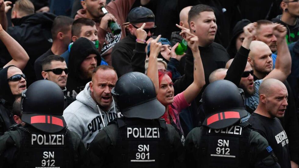 Ultraderechistas en Chemnitz