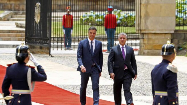 Pedro Sánchez Iván Duque Colombia