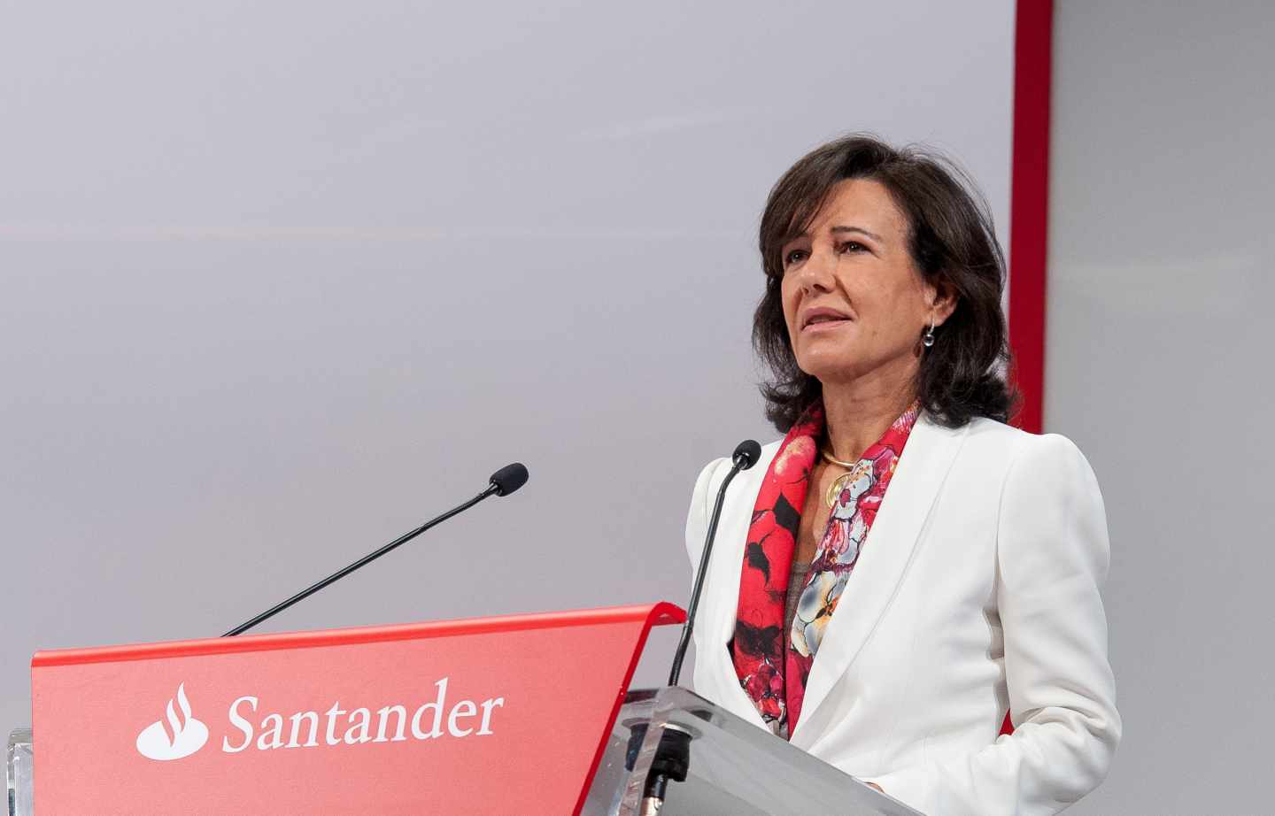 Ana Botín, presidenta de Santander.