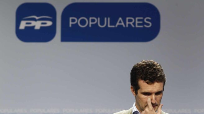 Casado 6 El líder del PP, Pablo Casado.