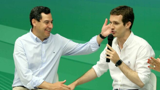 Juan Manuel Moreno y Pablo Casado