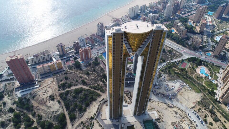 Imagen aérea de Benidorm