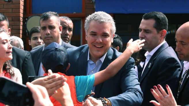Iván Duque, en la ceremonia de investidura como presidente de Colombia.