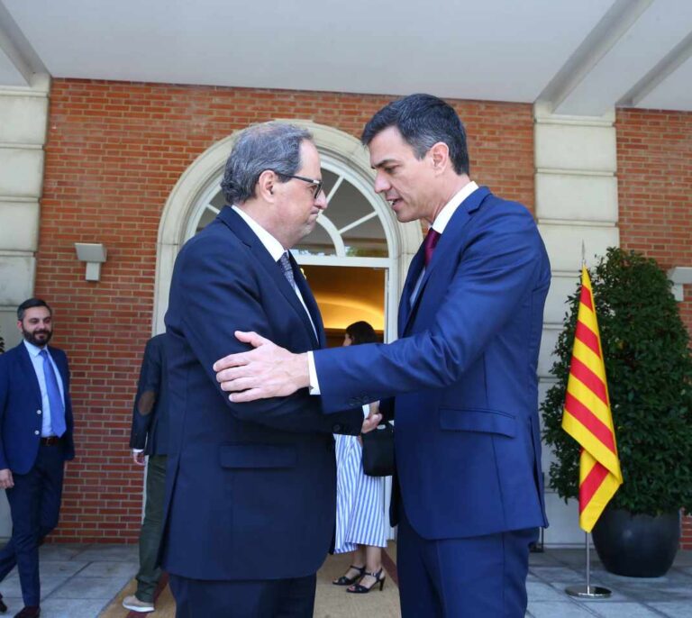 Sánchez desoye a Torra: "No pueden cambiar ni el Estatut ¿y piden autodeterminación?"