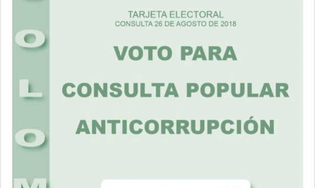 Tarjeta Anticorrupción Colombia