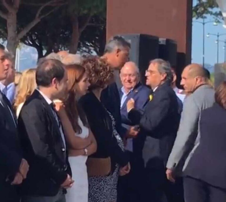 Torra y Albiol se enfrentan en Cambrils: tensión por las "amenazas al Estado"