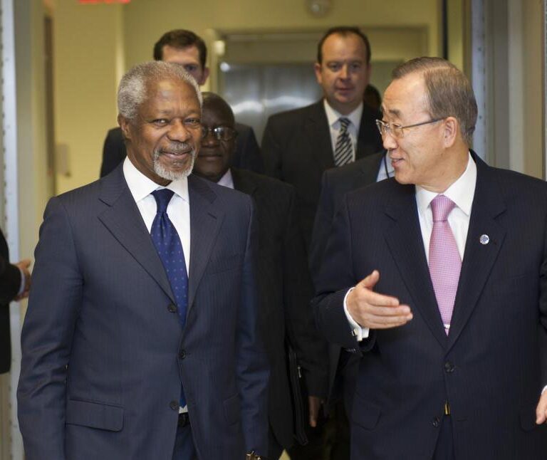Muere Kofi Annan, ex secretario general de la ONU y premio Nobel de la Paz