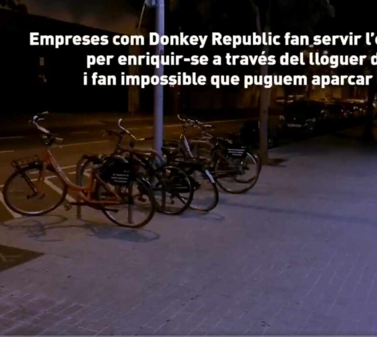 Arran sortea bicicletas de alquiler robadas: "Usan el espacio público para enriquecerse"