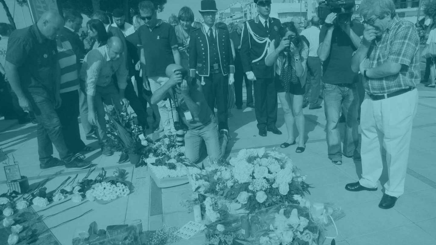 El acto de homenaje este sábado en Cambrils.