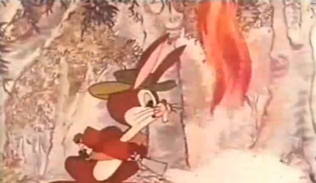 El conejo Fidel, en un anuncio del año 1962.