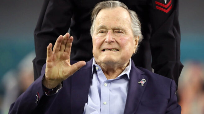 George HW Bush, en una imagen reciente.