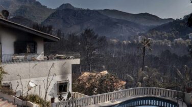 El incendio de Llutxent, en imágenes