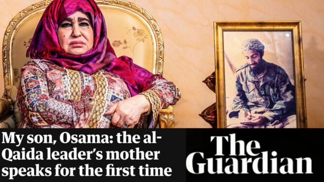 Primera entrevista de la made de Osama Bin Laden a periódico The Guardian
