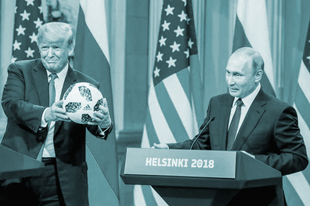 Trump y Putin, en su reunión de Helsinki.