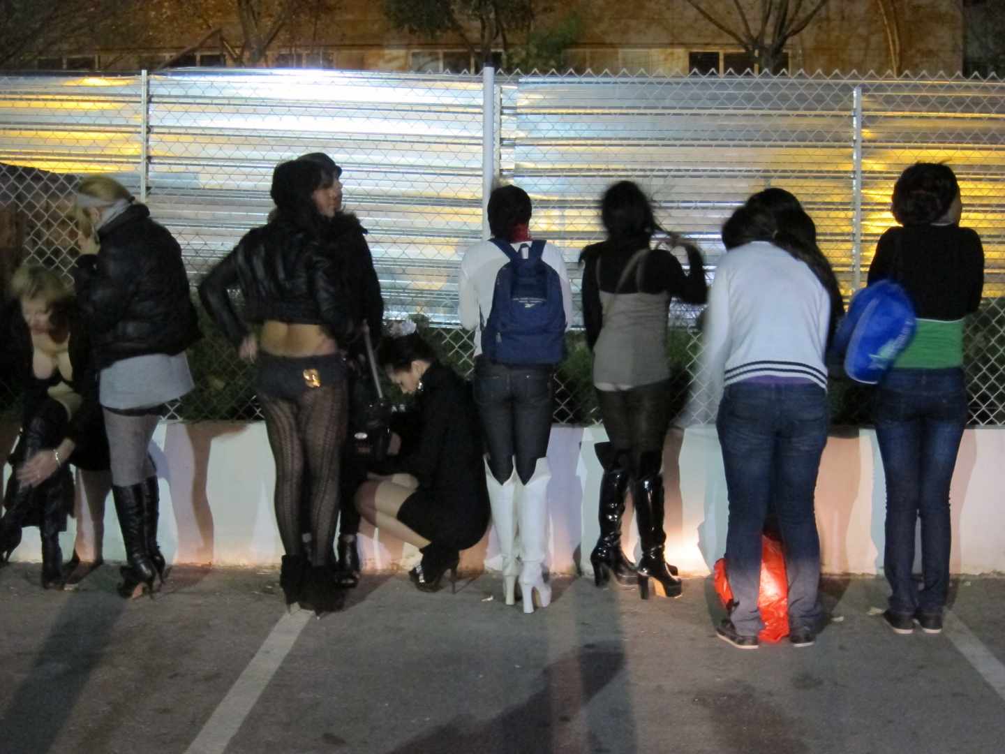 Redada policial contra la trata de personas.