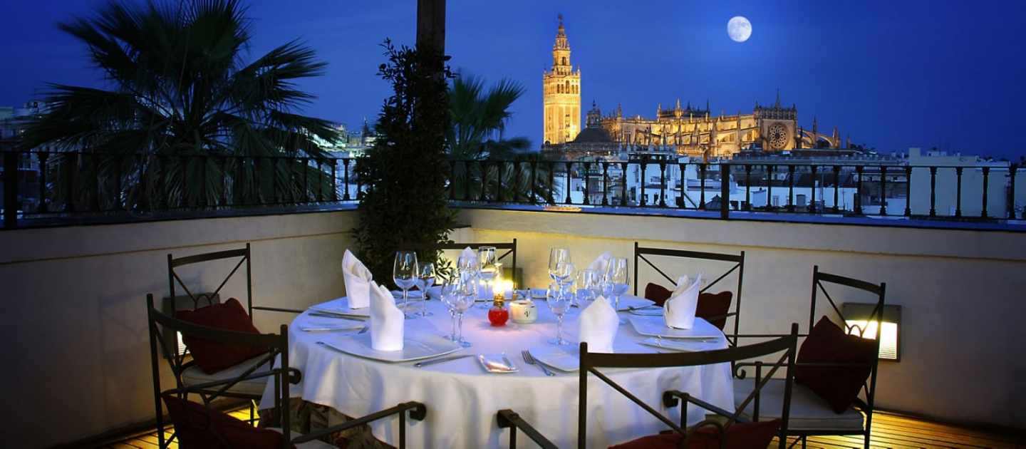 Restaurante El Mirador, en Sevilla.