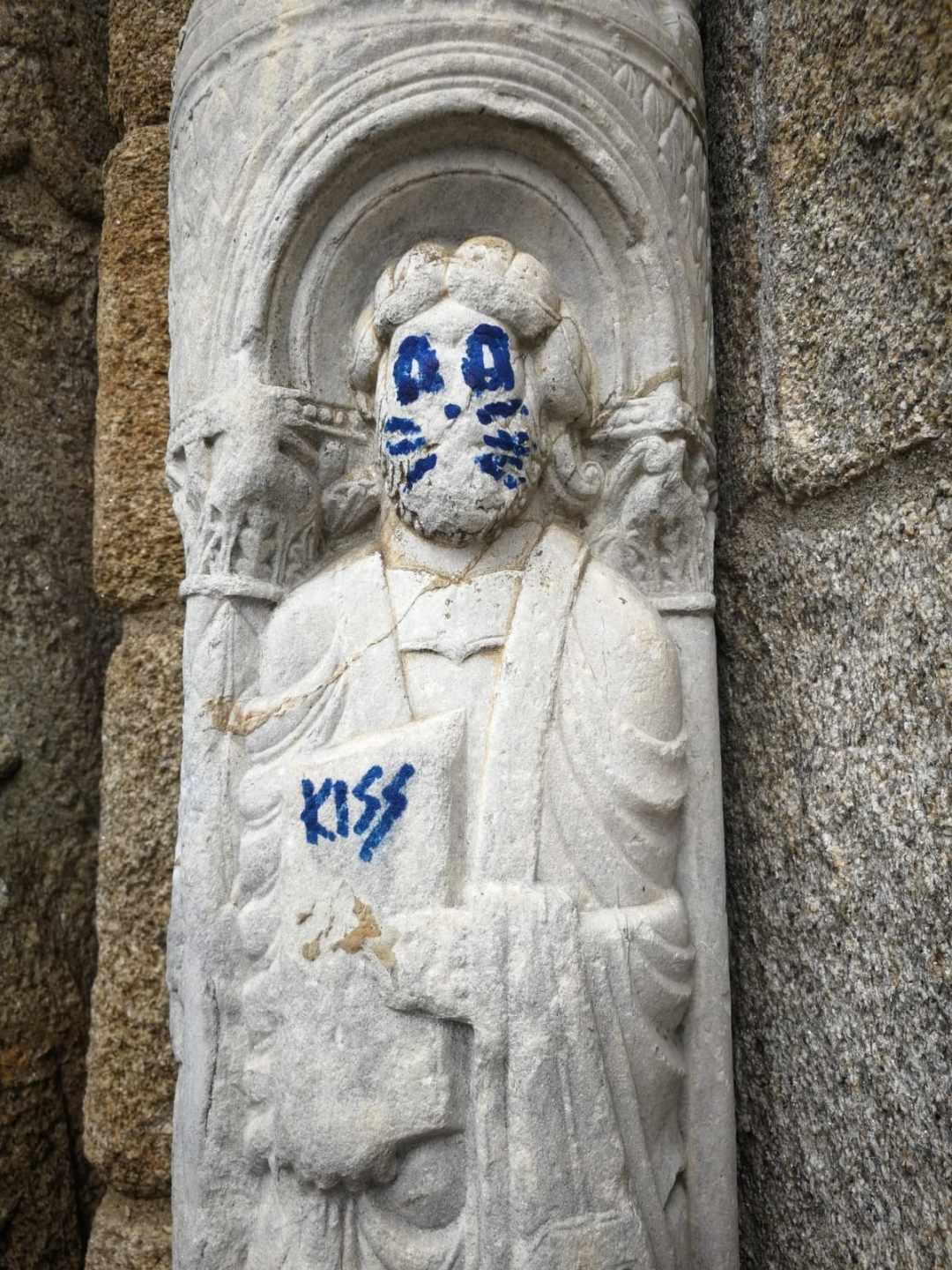 Escultura en Santiago.