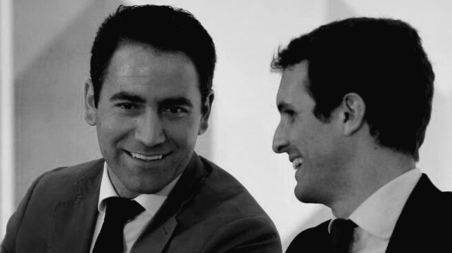 Teodoro García Egea y Pablo Casado.