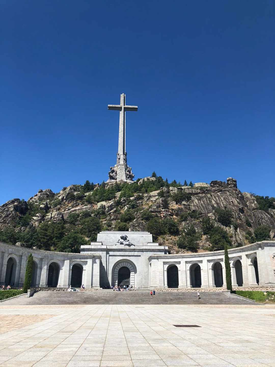 El Valle de los Caídos, donde permanece enterrado Franco desde noviembre de 1975.