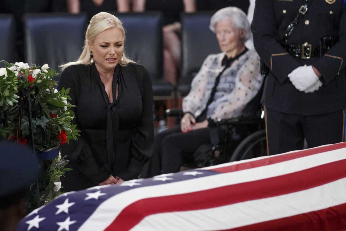 La hija de McCain, en su funeral: "La América de mi padre ya era grande"