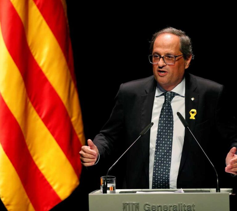 Torra propone una “marcha cívica” para forzar la absolución de los presos del procés