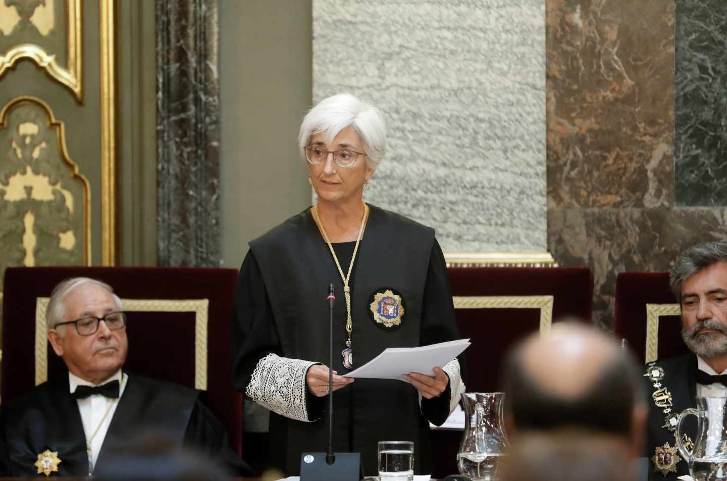 La fiscal general del Estado, María José Segarra, en la apertura del año judicial.