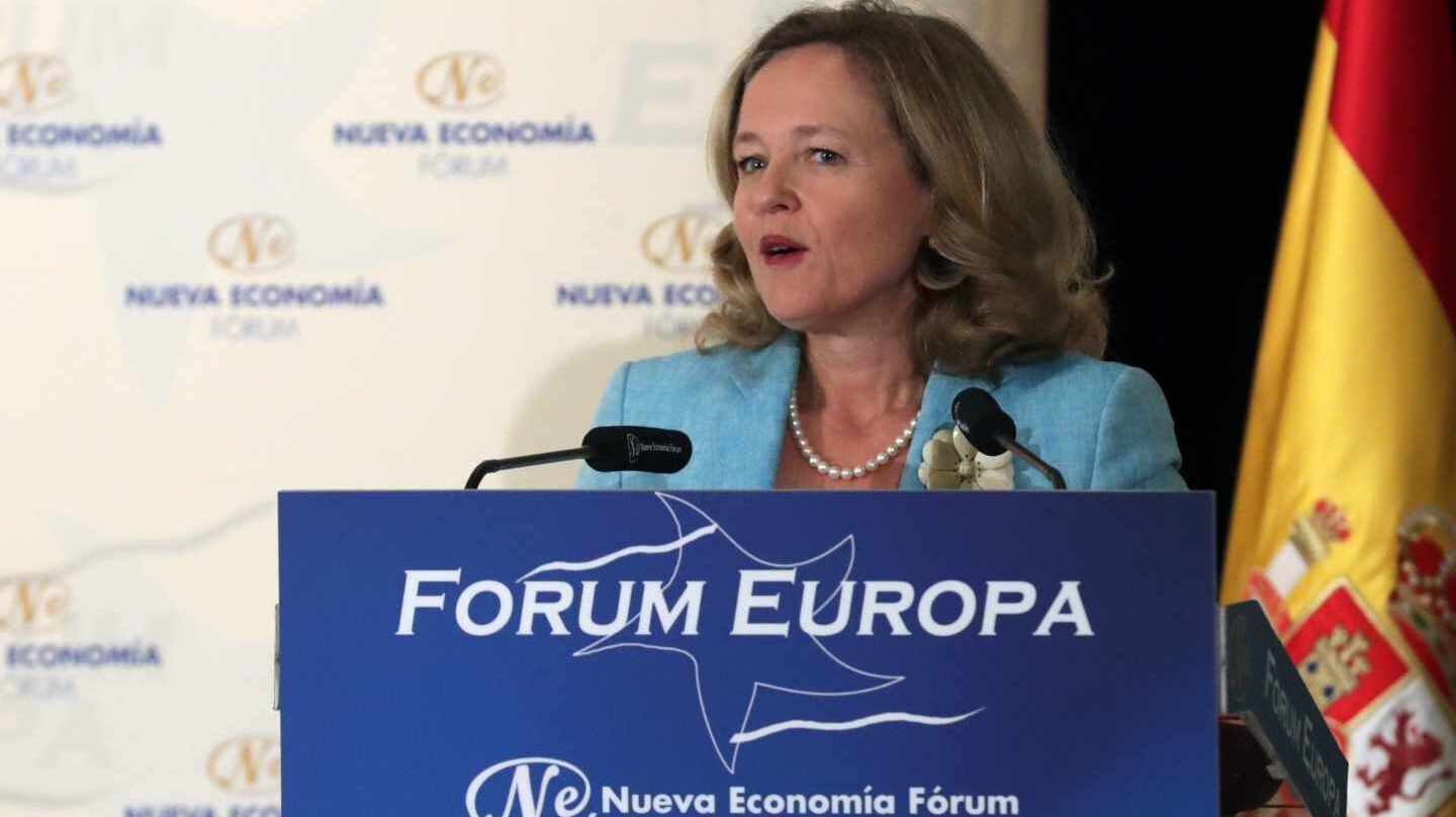 La ministra de Economía y Empresa, Nadia Calviño.