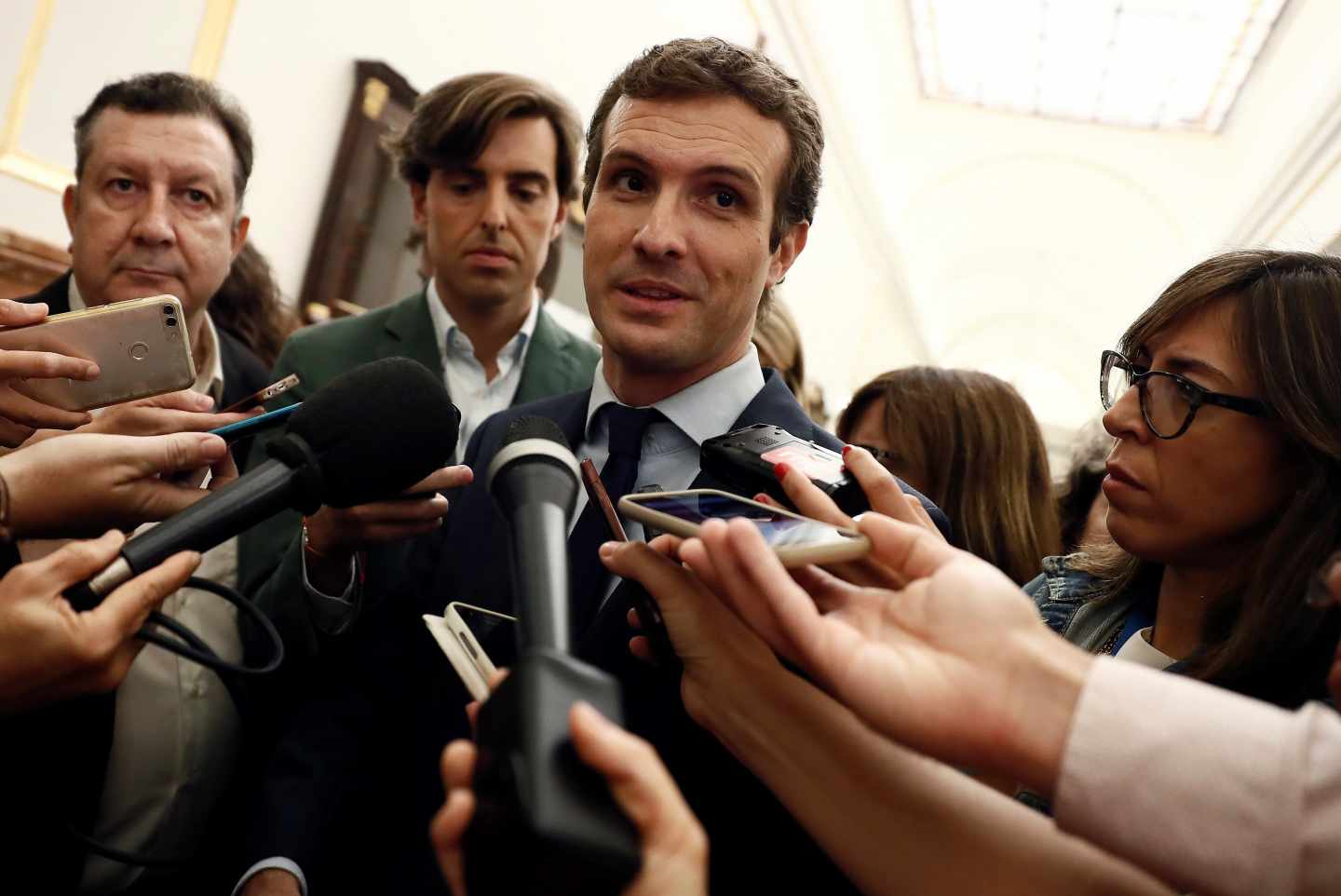 Pablo Casado, presidente del PP.