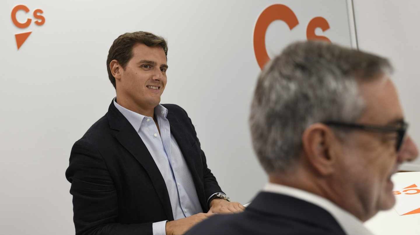 Albert Rivera, en el Comité Permanente de Ciudadanos.