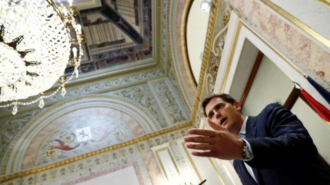 Albert Rivera pedro sánchez tesis plagio comparecencia Albert Rivera, en el Congreso.