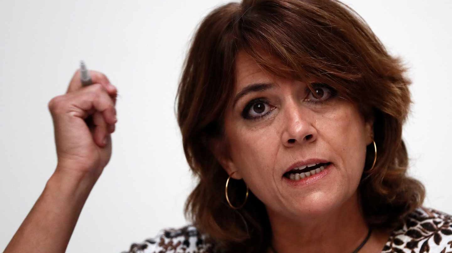 Dolores Delgado, ministra de Justicia, esta semana en el Club Siglo XXI de Madrid.