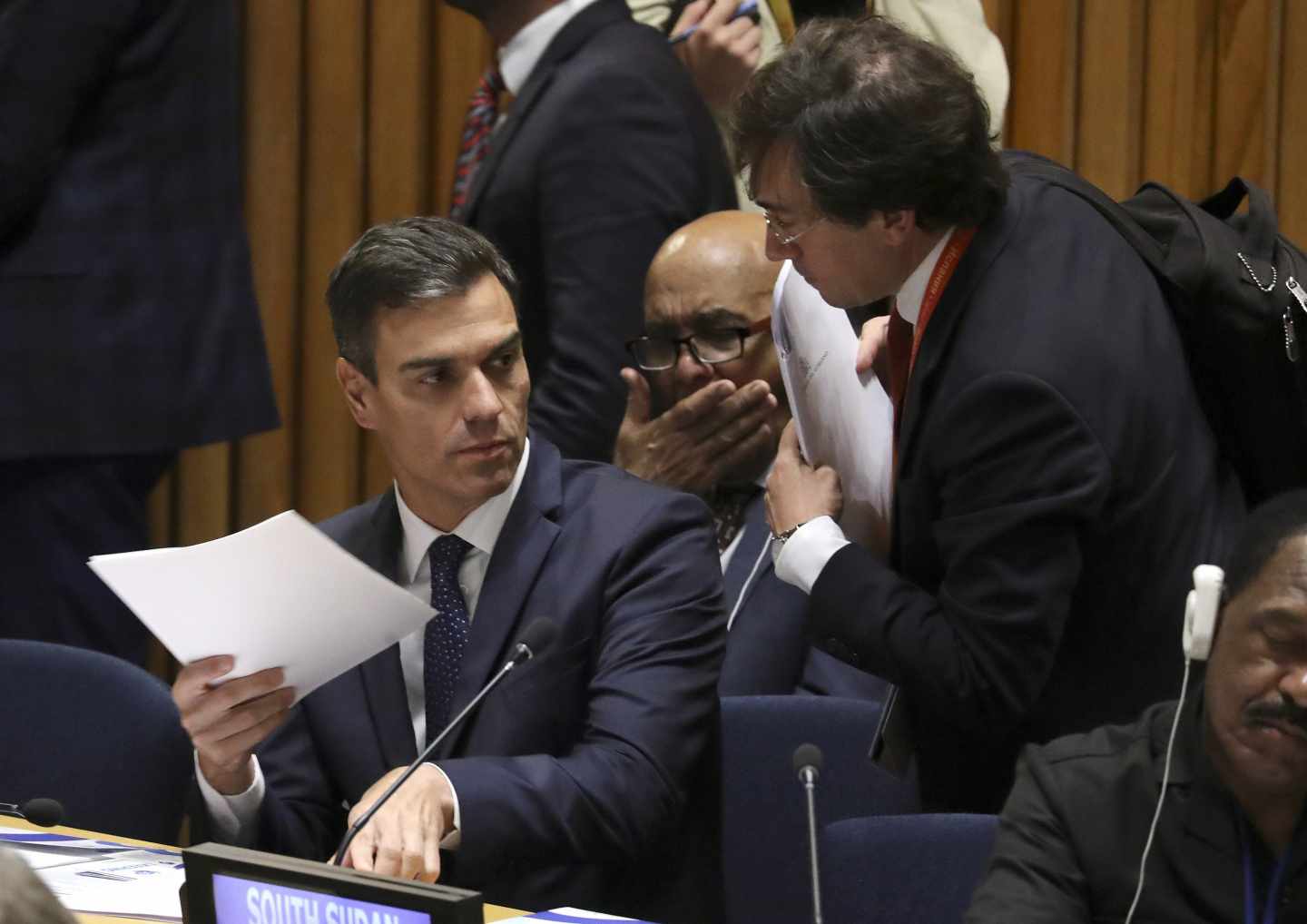 Pedro Sánchez, en Nueva York.