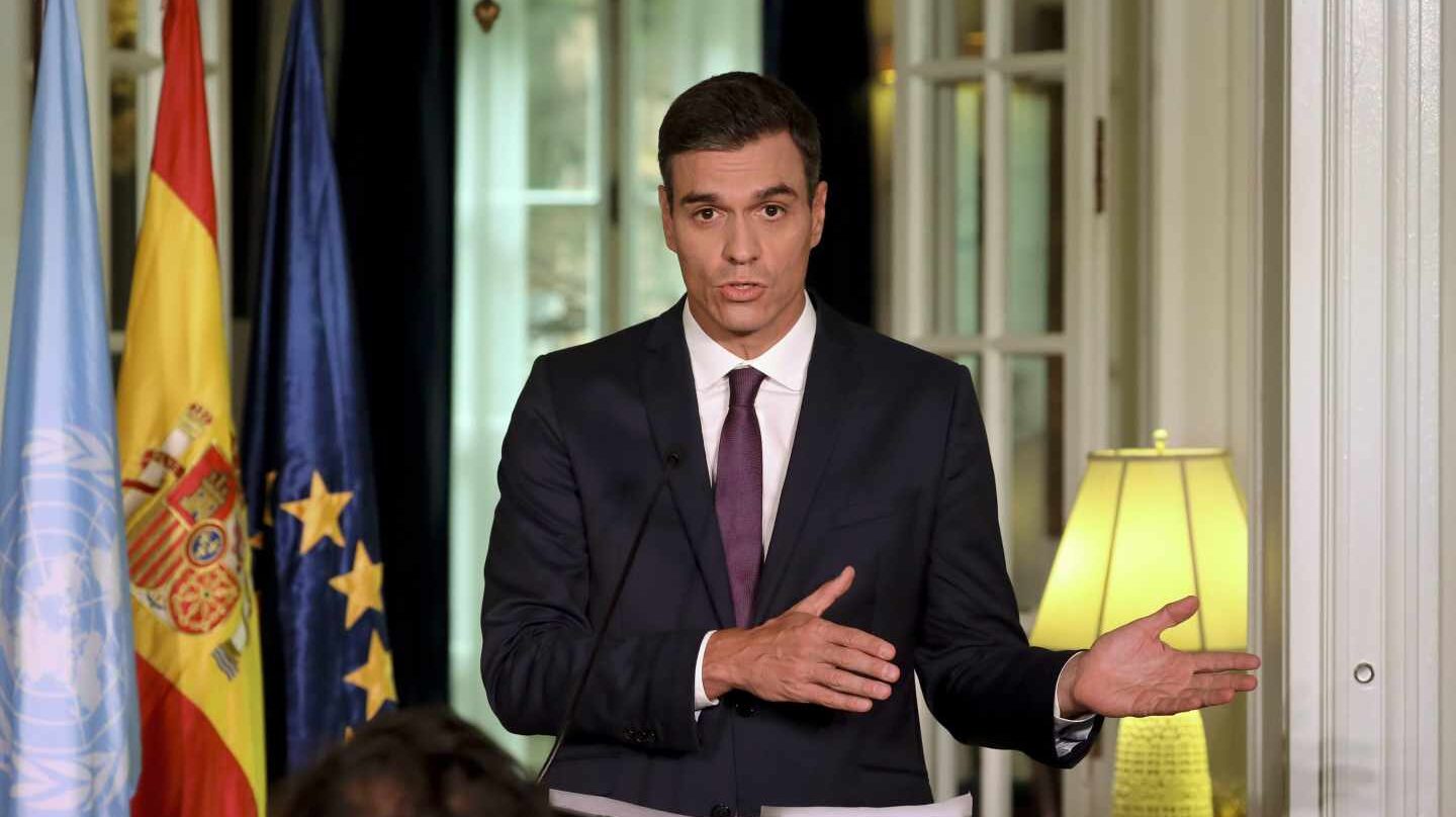 Pedro Sánchez, en Nueva York.