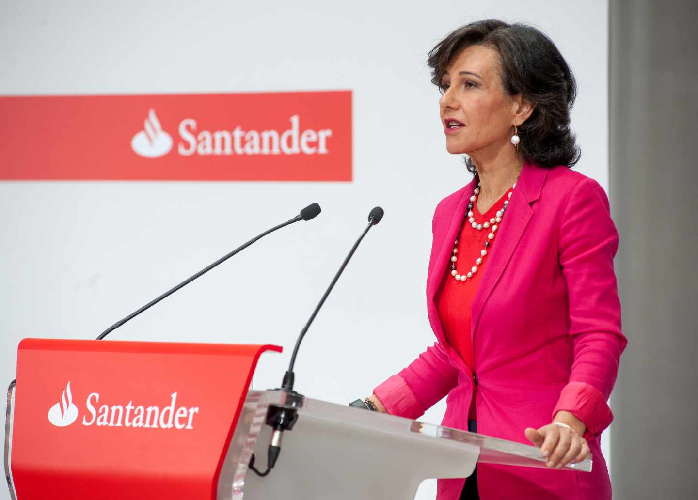 Ana Botín, presidenta de Santander.