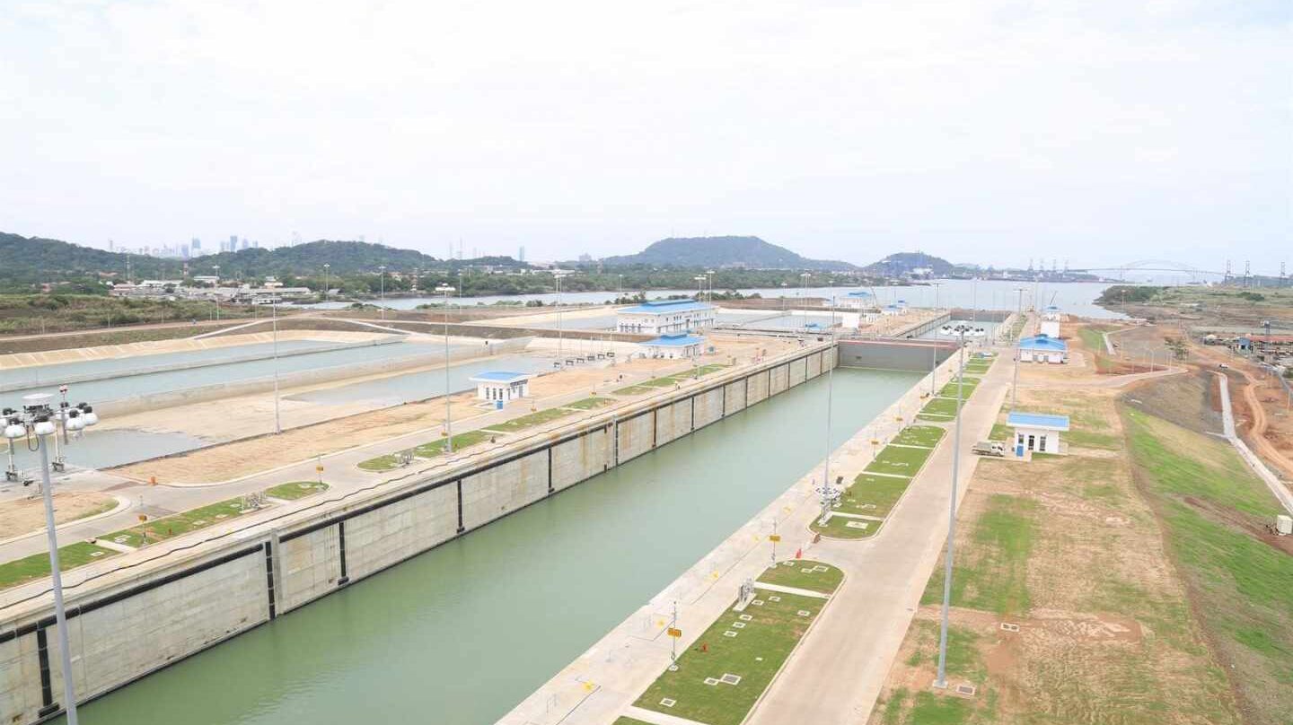 Instalaciones del Canal de Panamá.