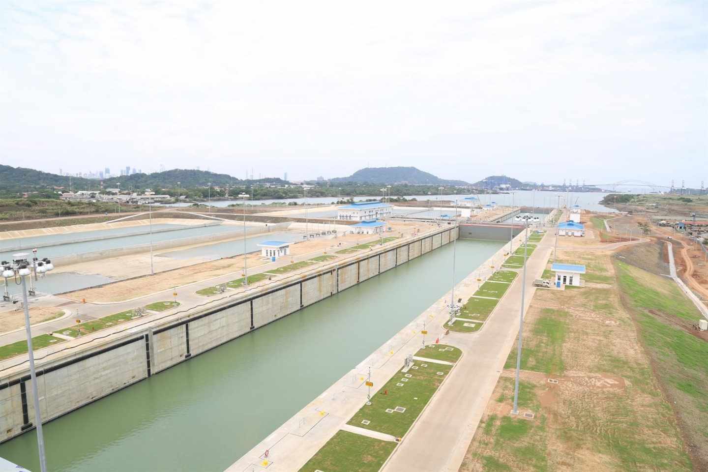 Instalaciones del Canal de Panamá.